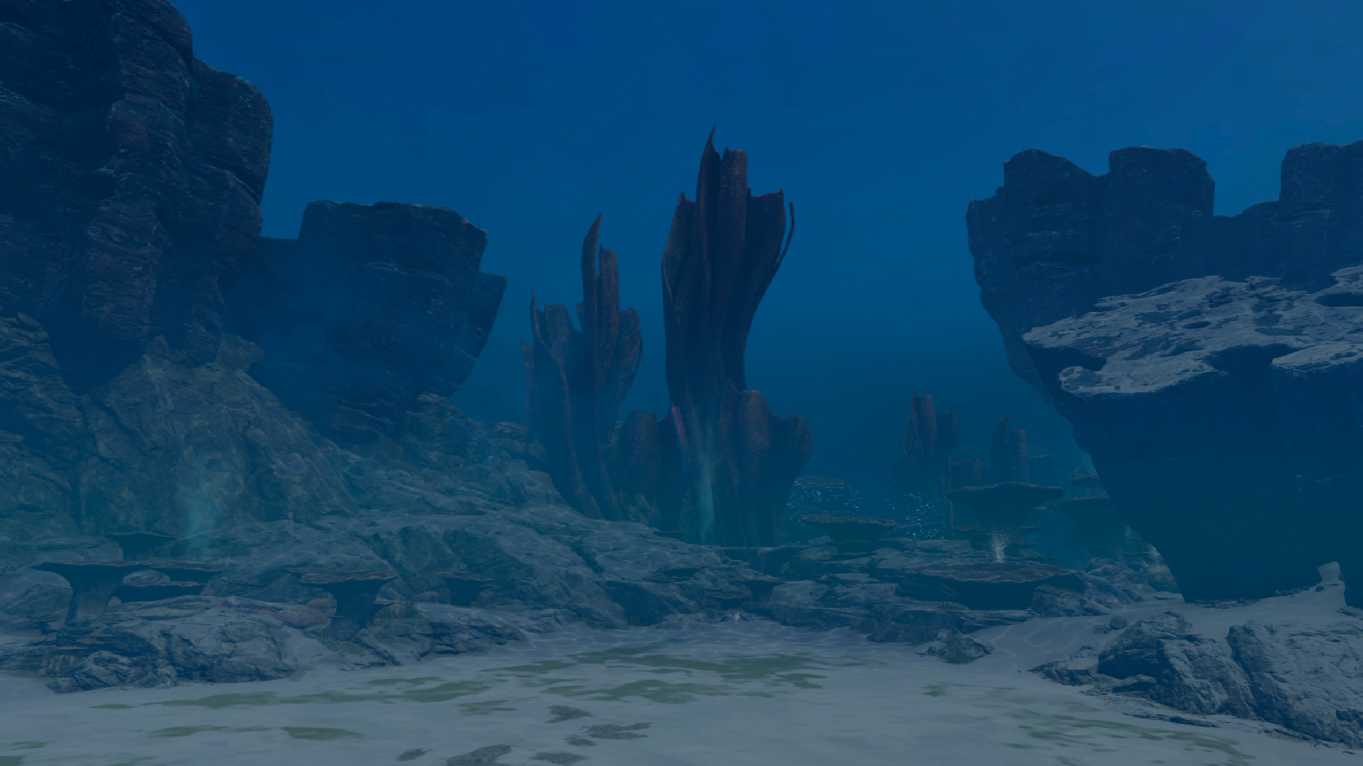Halo Infinite Forge Canvas: Seafloor - Espace Forge Disponible