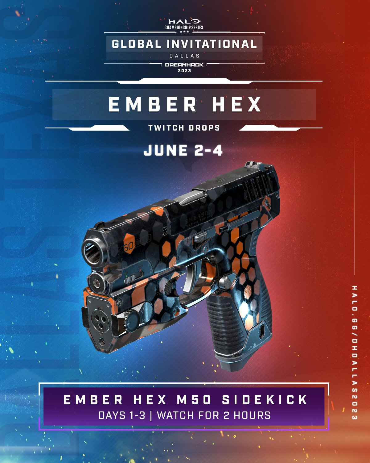 Skin d'armes Ember Hex: du contenu gratuit à débloquer pendant les HCS Dallas 2023